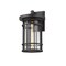 Z-Lite Jordan 1 Light Outdoor Wall Sconce, Black And Clear Seedy 570B-BK - alternate 5